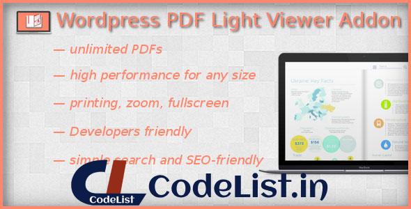 PDF Light Viewer PRO Addon