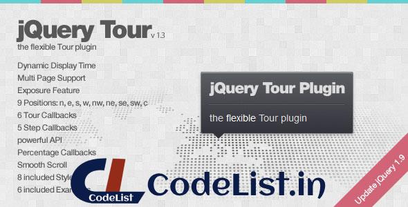 jQuery Tour – the flexible Tour plugin