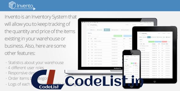 Invento – Simple Inventory System