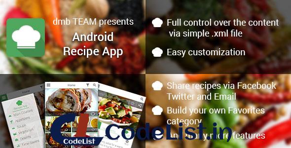 Android Recipe App