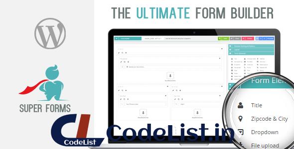Super Forms v1.0.6 – Drag & Drop Form Builder