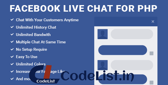 Facebook Live Chat for PHP