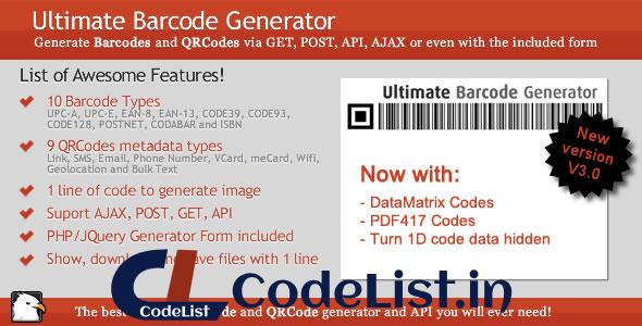 Ultimate Barcode Generator