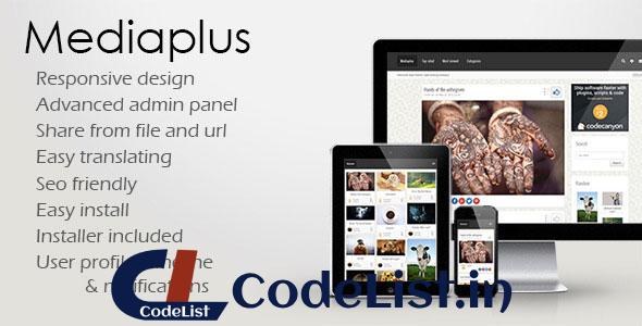 Mediaplus – Media Sharing Script