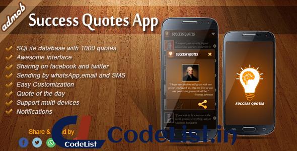 Success Quotes – Android Template