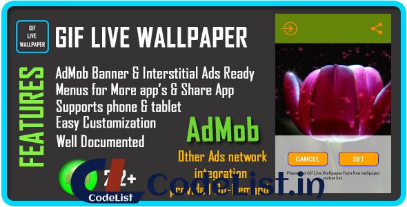 GIF Live Wallpaper with AdMob