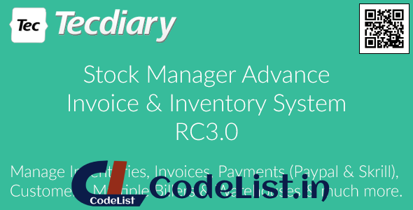 Stock Manager Advance (Invoice & Inventory System)