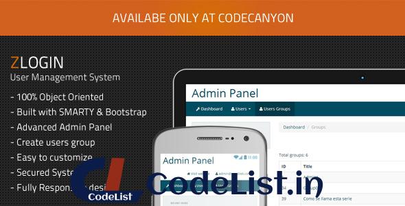 Zlogin – Simple Login System with Bootstrap