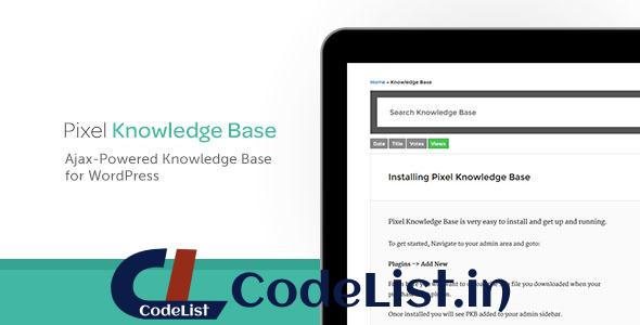 PKB v1.2.3 – Responsive Ajax Knowledge Base for WordPress