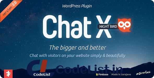 WordPress Chat X plugin v2.1.1