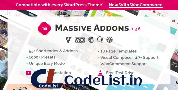 Massive Addons for Visual Composer v1.3.6