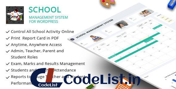 School Management System for WordPress