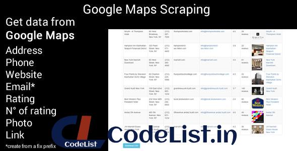 Google Maps Scraping