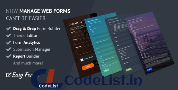 Easy Forms v2.2 – Advanced Form Builder and Manager – nulled