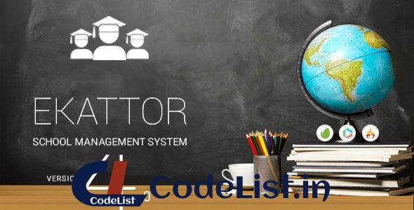 Ekattor School Management System Pro v4.0