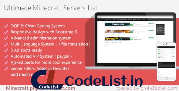 Minecraft Servers List