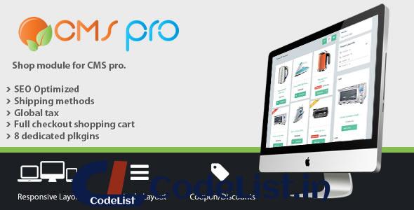 Shop Module for CMS pro