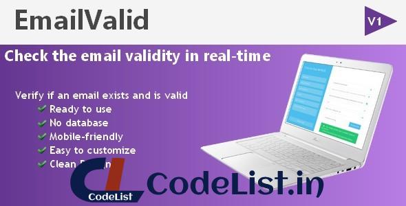 EmailValid – Check an email validity