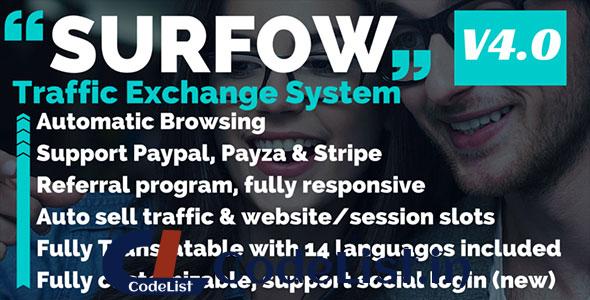 Surfow V4.0.1 – Traffic Exchange System