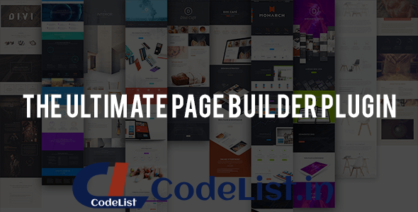 Divi Builder v1.3.7 – Drag & Drop Page Builder Plugin