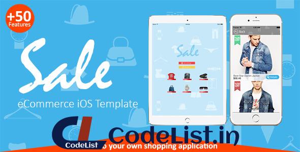 Sale – eCommerce iOS Template