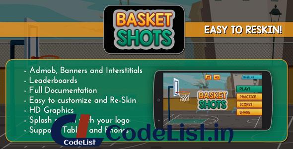 Basket Shots – HD Basketball Game Template