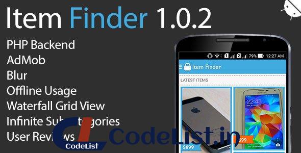 Item Finder MarketPlace Full Android App v1.0.2