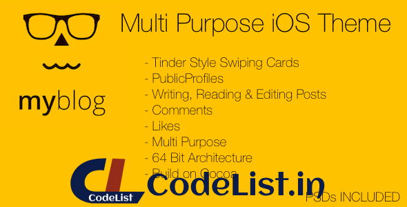 MyBlog Multi Purpose iOS Theme