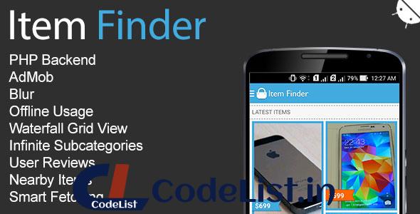 Item Finder MarketPlace Full Android App v1.7.1