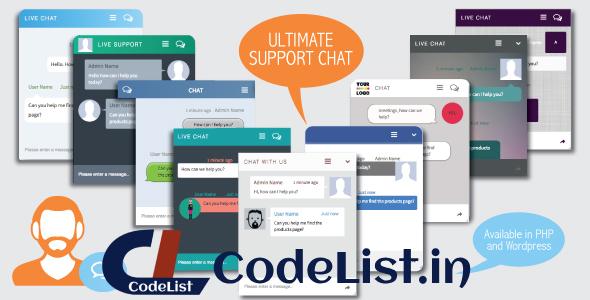 Ultimate Support Chat – PHP Live Chat