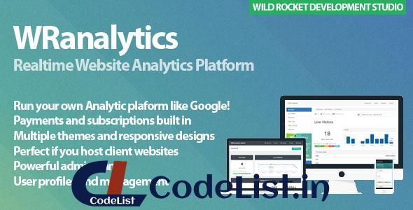 WRanalytics – Realtime, Multiuser Website Analytics Platform