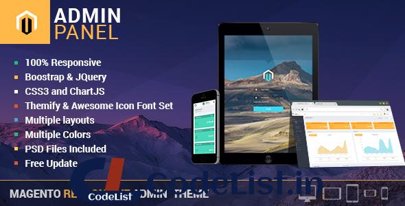 PanelAdmin – Responsive Magento Admin Theme