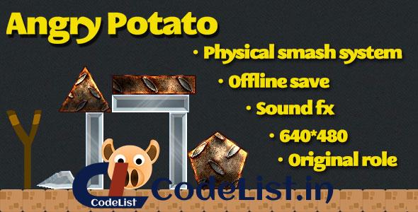 Angry Potato html5 game