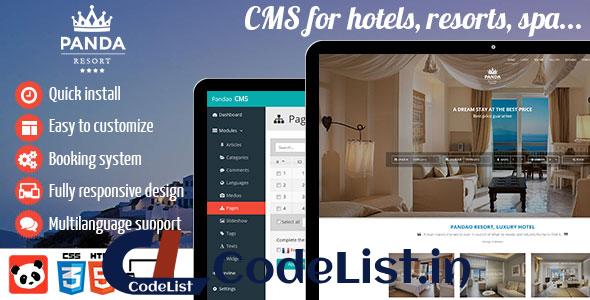 Panda Resort 2 – CMS for hotel – Booking system