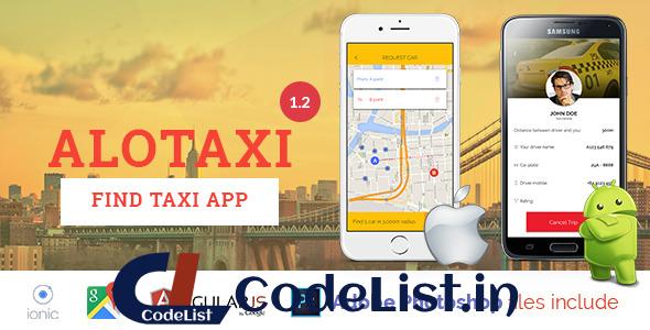 AloTaxi v1.2 – Mobile App Template
