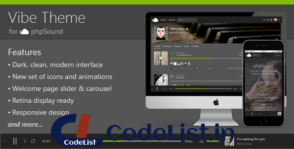 Vibe Theme for phpSound
