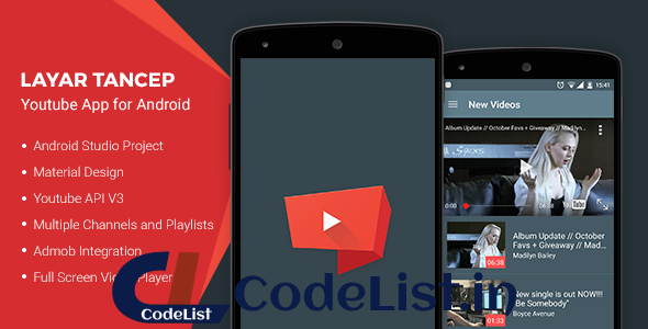 Layar Tancep v2.0 – Youtube App for Android