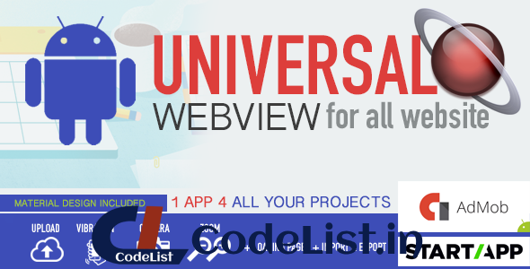 Android WebView App – Universal for all website