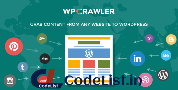 WP Crawler v1.1.3 – Grab Any Website Content To WordPress