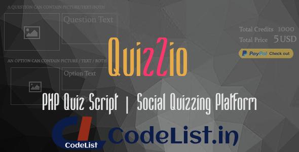 Quizzio – PHP Quiz Website Script | Viral Social Quizzes