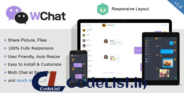 Wchat – Fully Responsive PHP/AJAX Chat