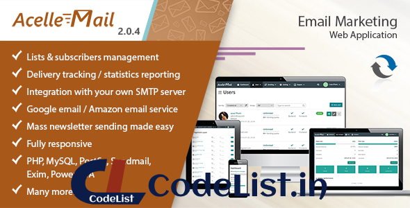 Acelle v2.0.4 – Email Marketing Web Application