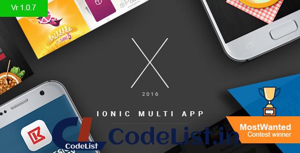 X App – Hand-crafted multiple ionic apps with Laravel backend