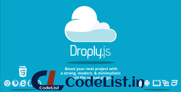 Droply.js – PHP minimalist responsive file uploader