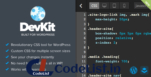 DevKit v1.4 – Developer Tools for WordPress