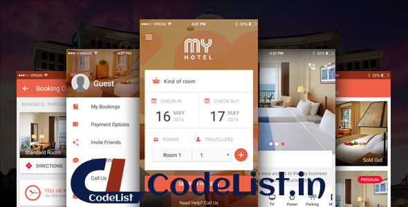 My Hotel – Ionic Theme, Ionic Template for Mobile Booking Hotel App