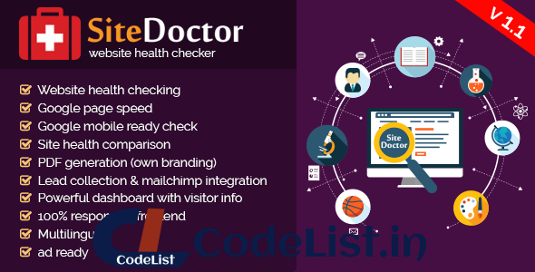 SiteDoctor v1.1 – website health checker