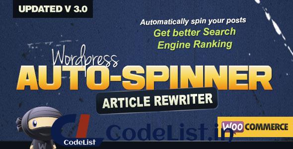 WordPress Auto Spinner 3.23.0 – Articles Rewriter