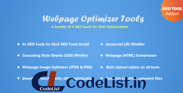 Webpage Optimizer Tools for A to Z SEO Tools