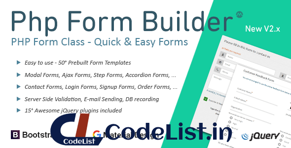 PHP Form Builder v2.0.3